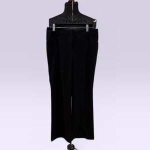 Ally B Black Straight-Leg Dress Pants